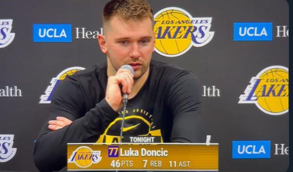 乐鱼体育下载-东契奇谈砍46分：雷迪克可能因我25次出手生气，开玩笑的